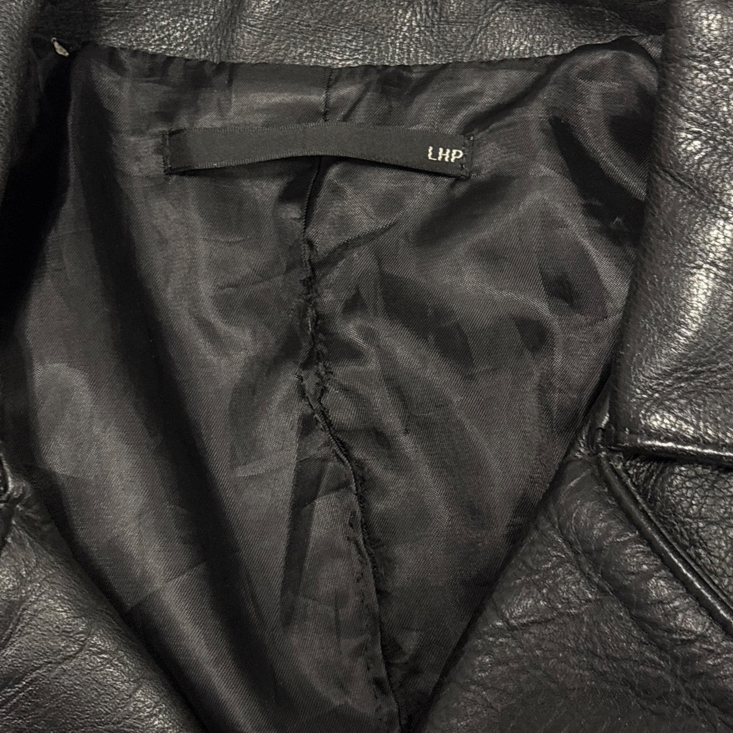 LHP lambskin leather motorcycle jacket