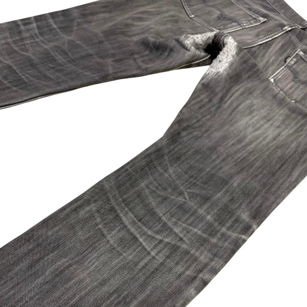 Japanese brand Edwin grey marble wash denim jeans
