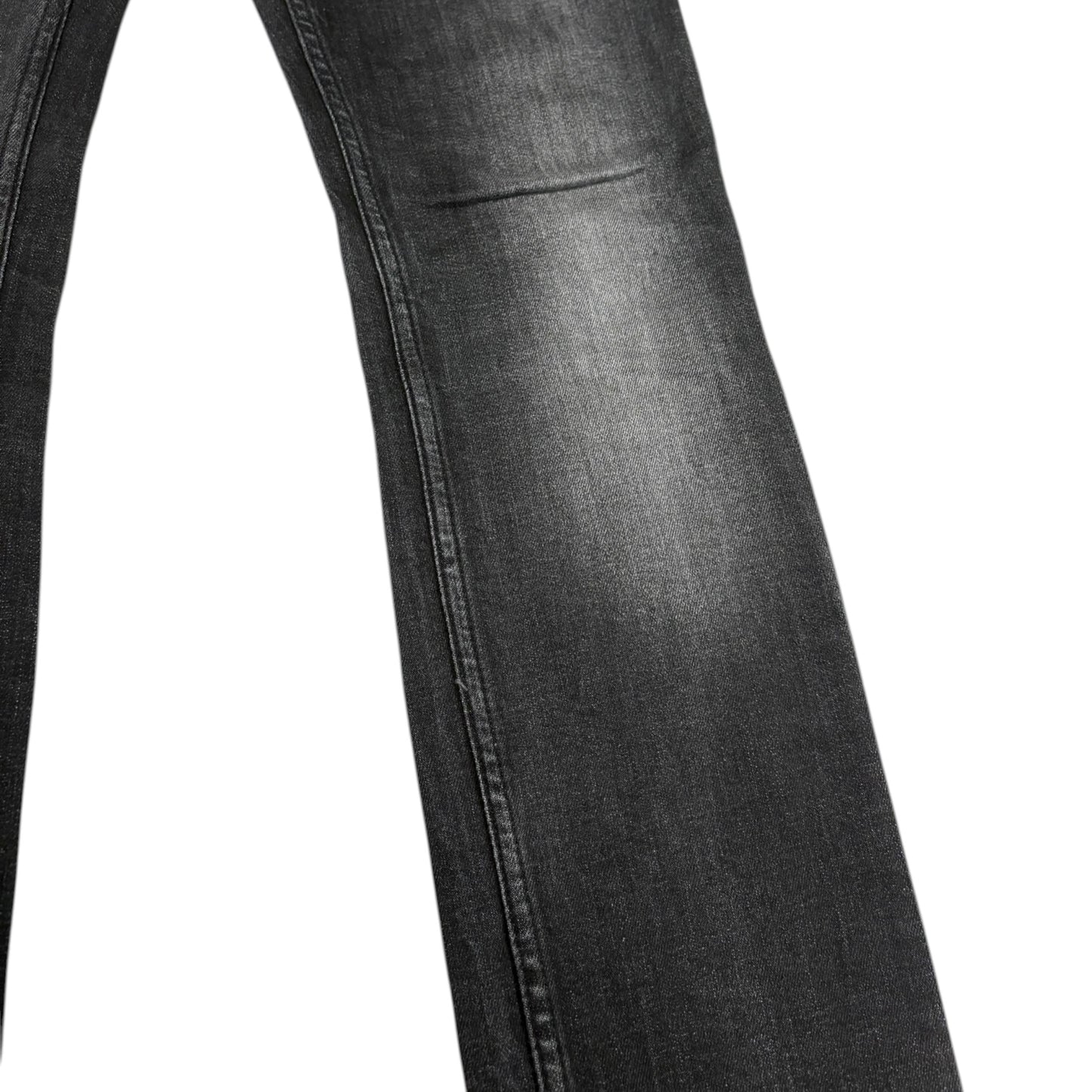 Allsaints Cigarette straight cut grey fade wash jeans