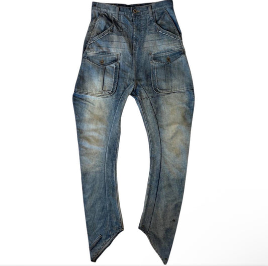 PPFM blue banana light wash jeans
