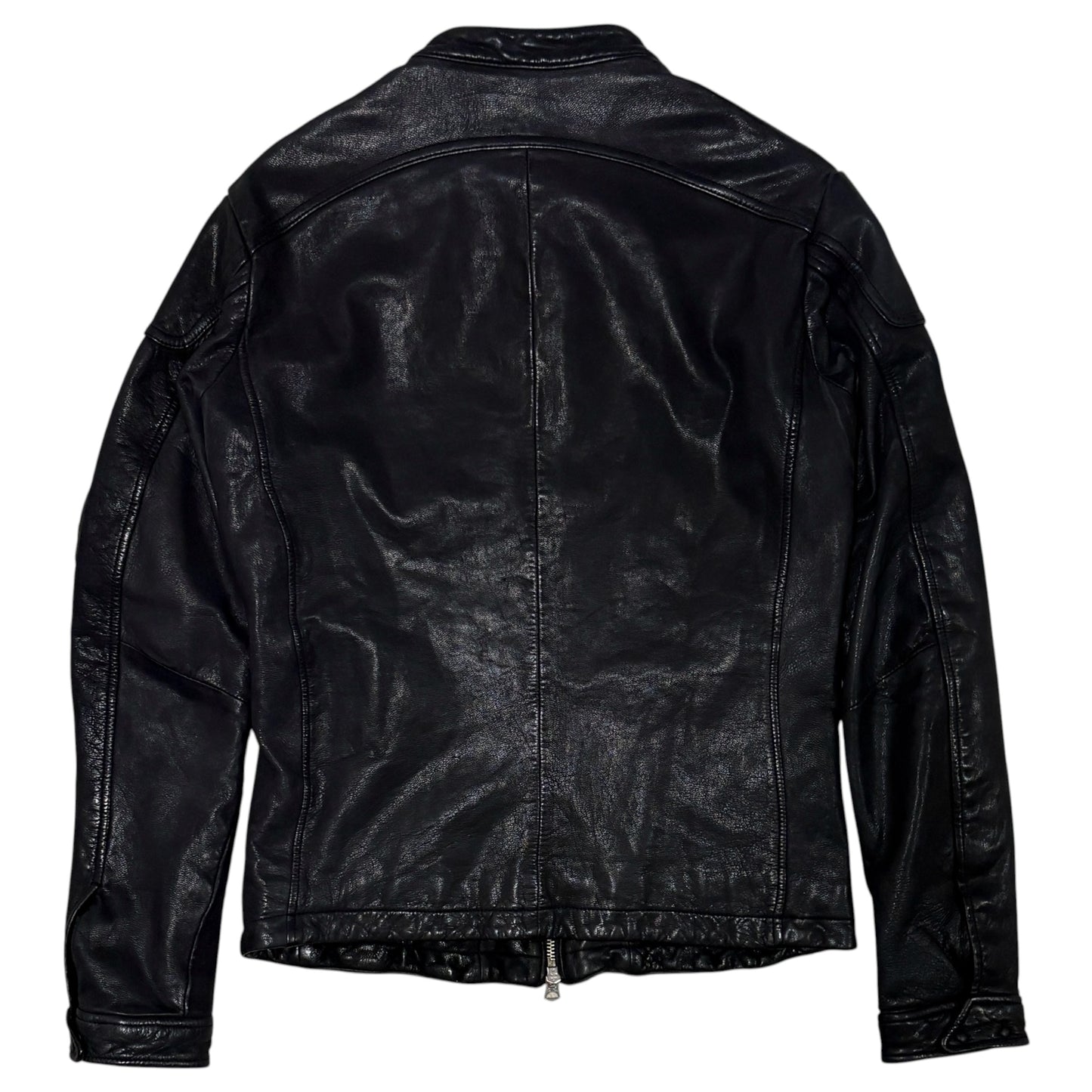 Katharine Hamnett goat leather bomber jacket