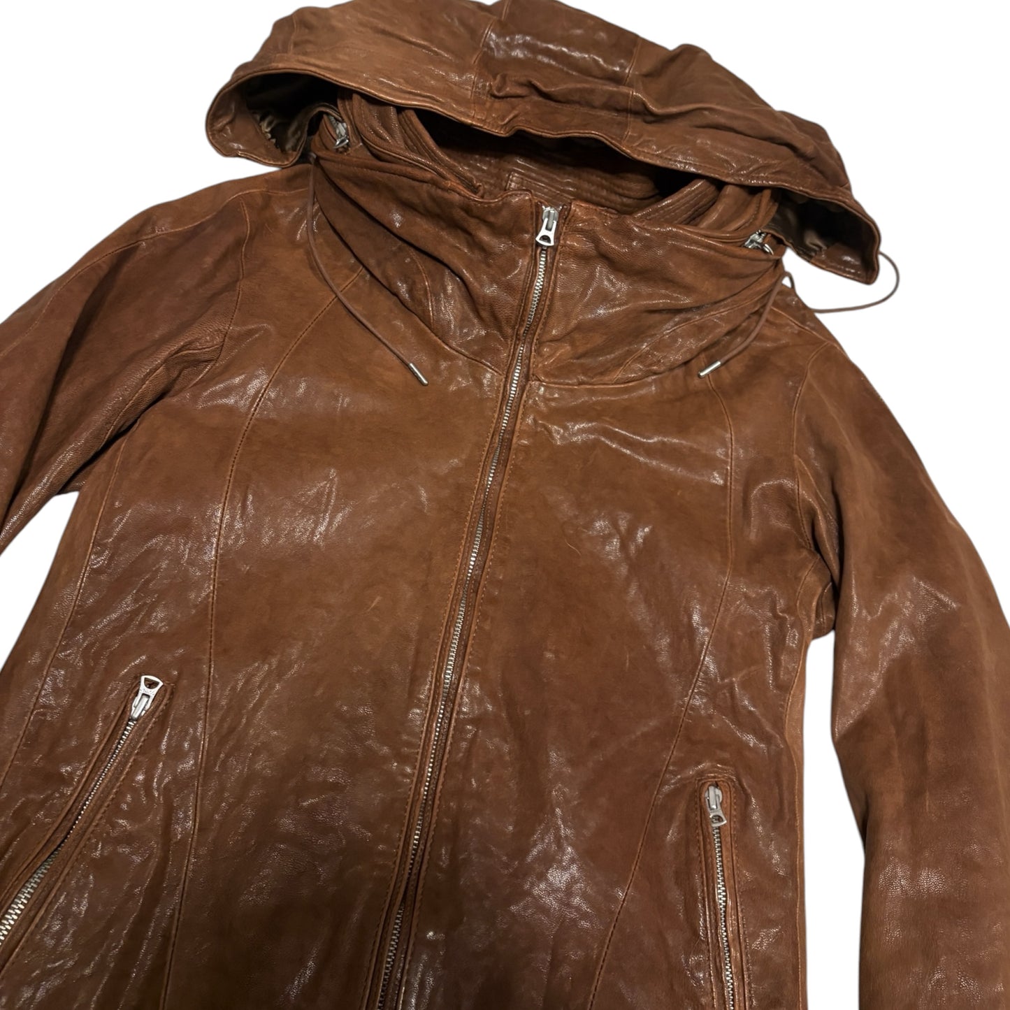 Goa goat leather apocalypse bono jacket