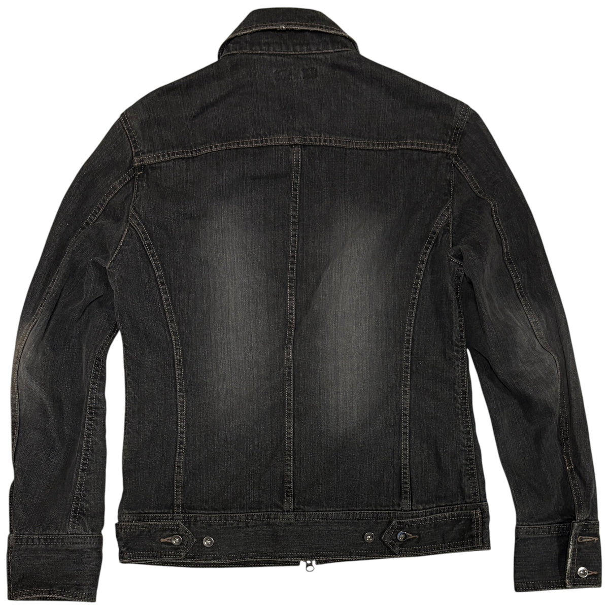 Nicole Club grey multizip denim jacket