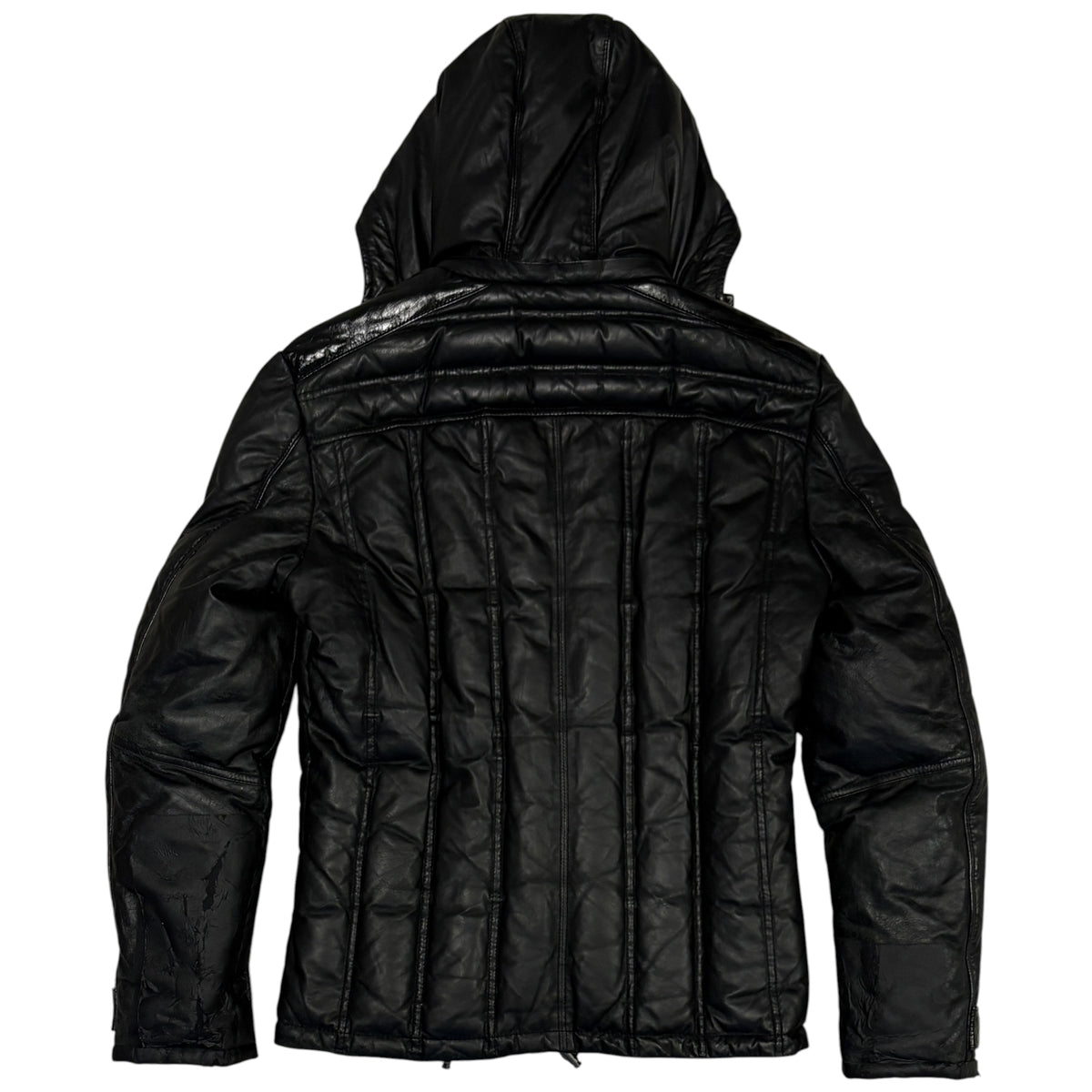 Tornado Mart sheep leather down puffer jacket