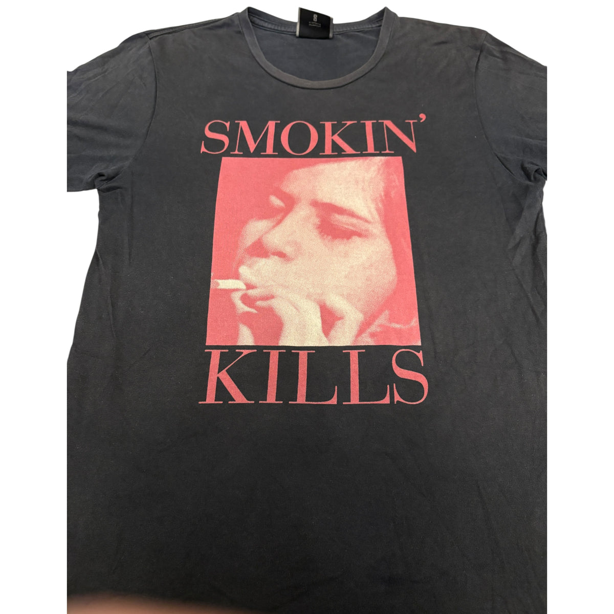 Hysteric Glamour ‘Smoking Kills’ black graphic T-shirt