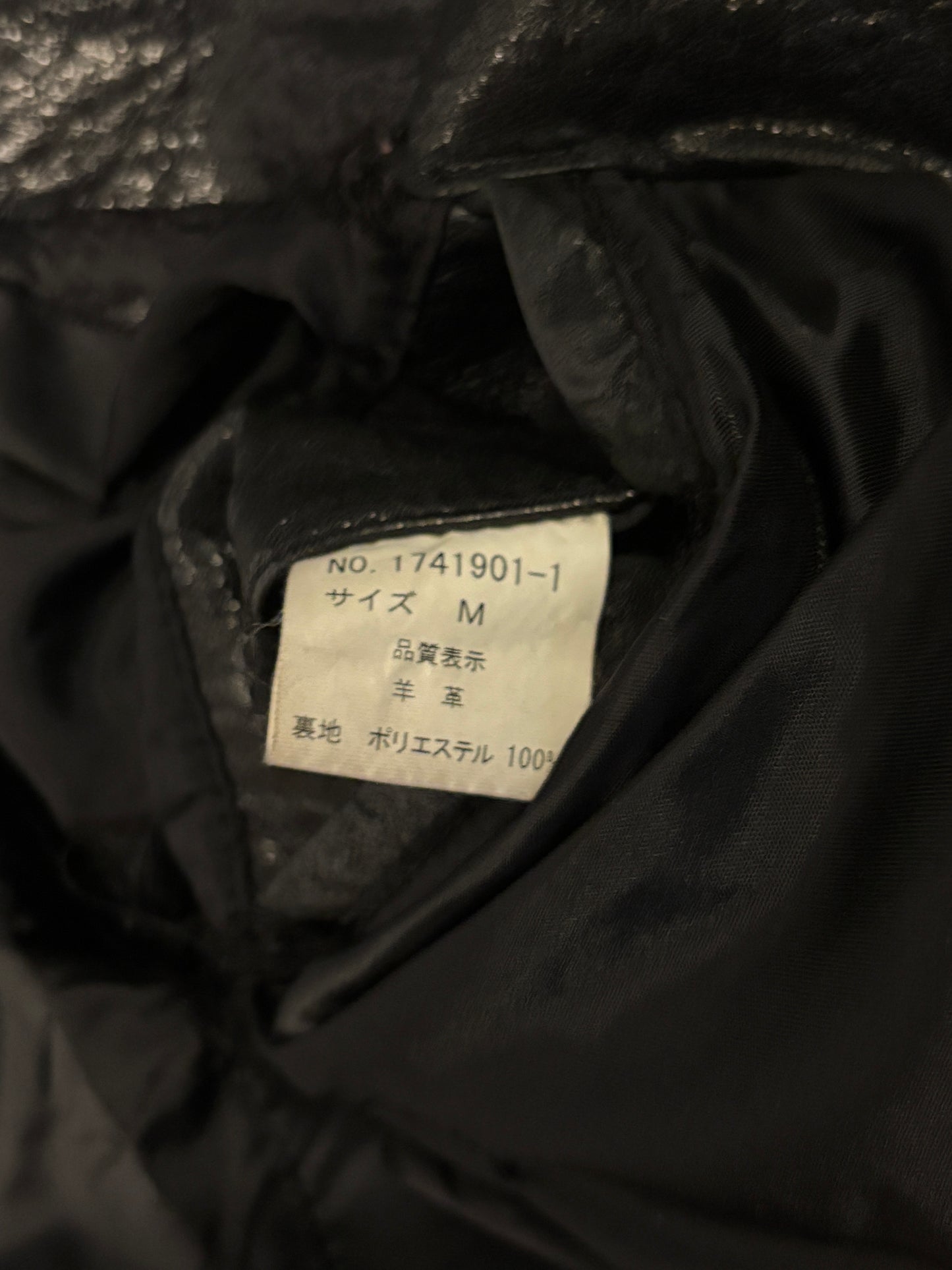 Tete Homme asymmetric lambskin leather multizip biker jacket