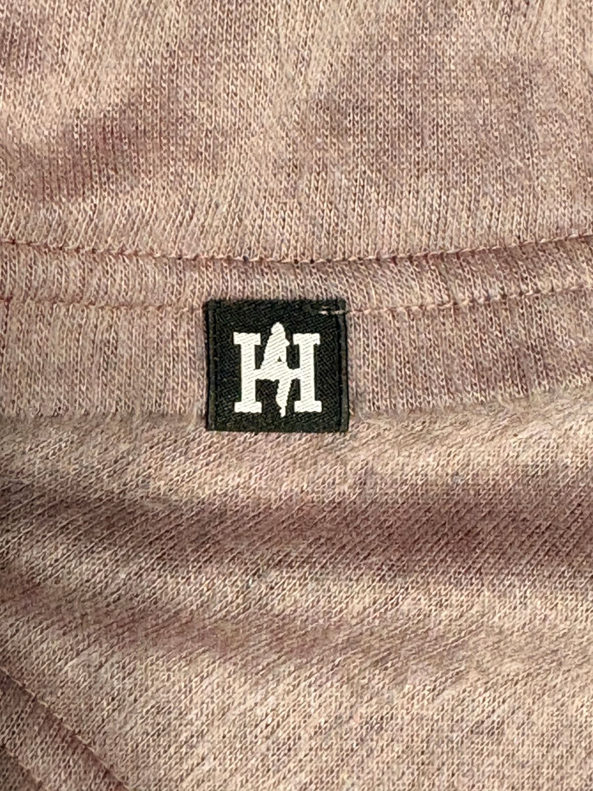 Hysteric Glamour light pink magenta skull cotton knit longsleeve T-shirt