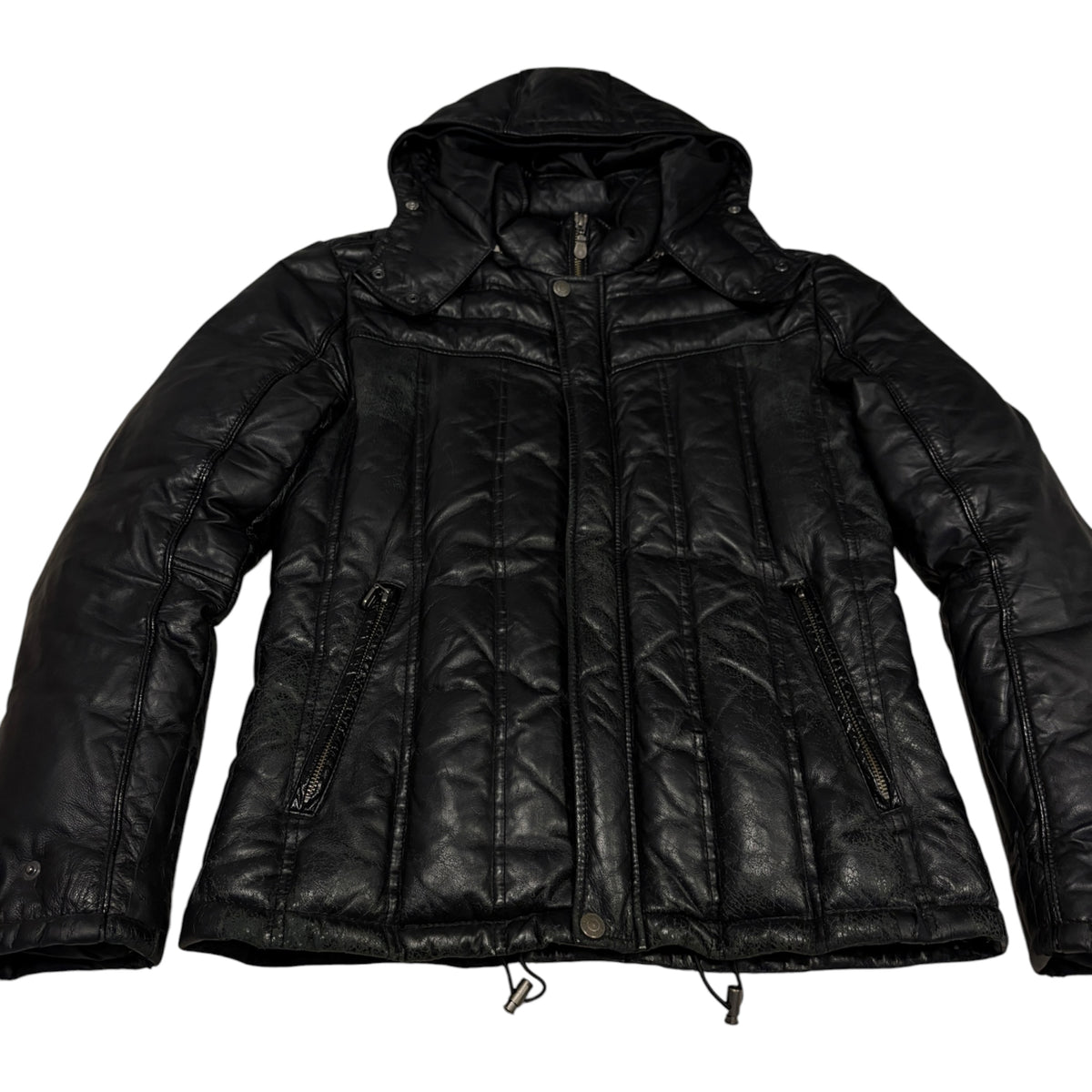 Tornado Mart sheep leather down puffer jacket