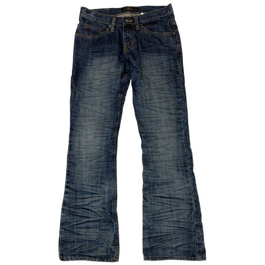 Midas snake wash bootcuts denim