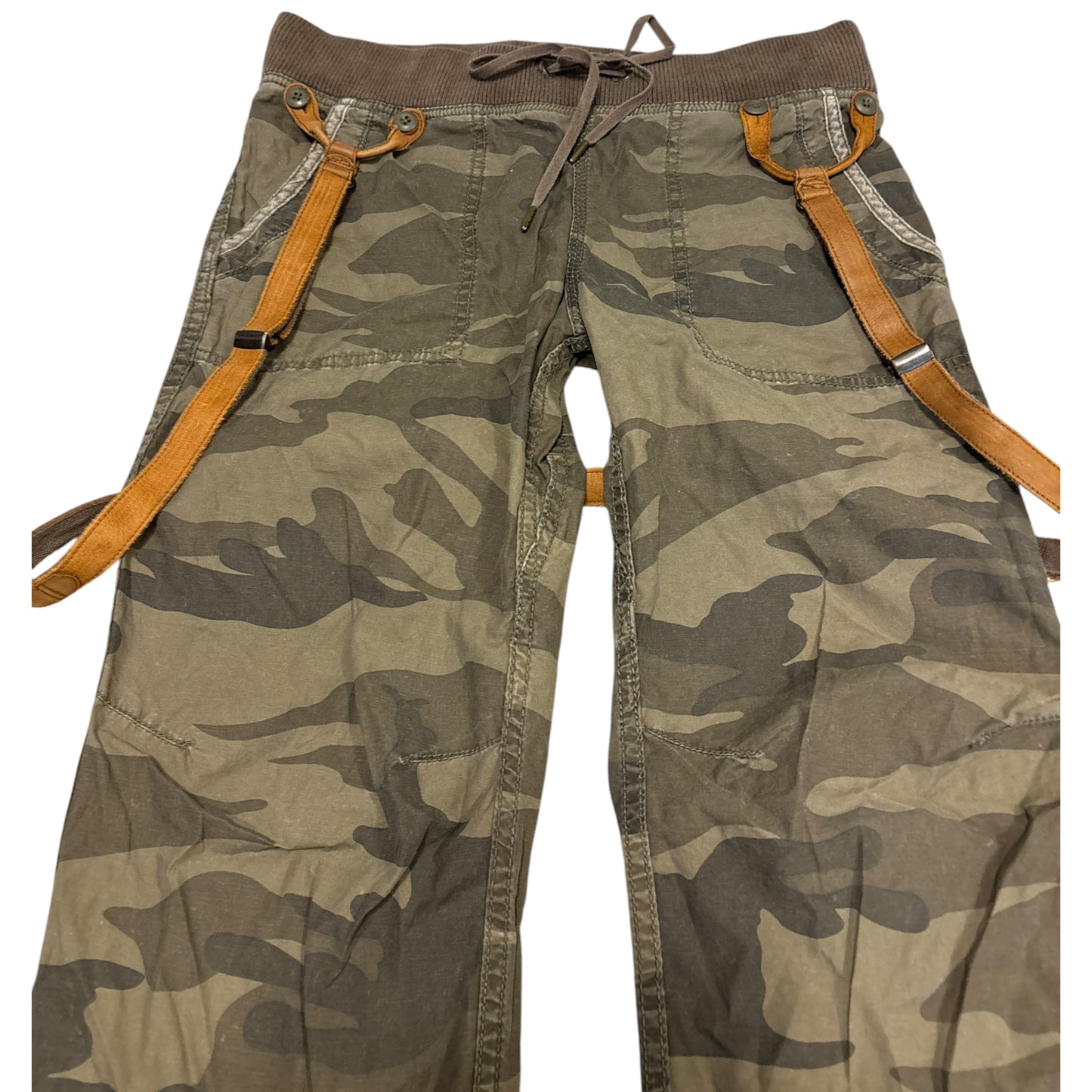 Goa camo parachute suspender cargo pants