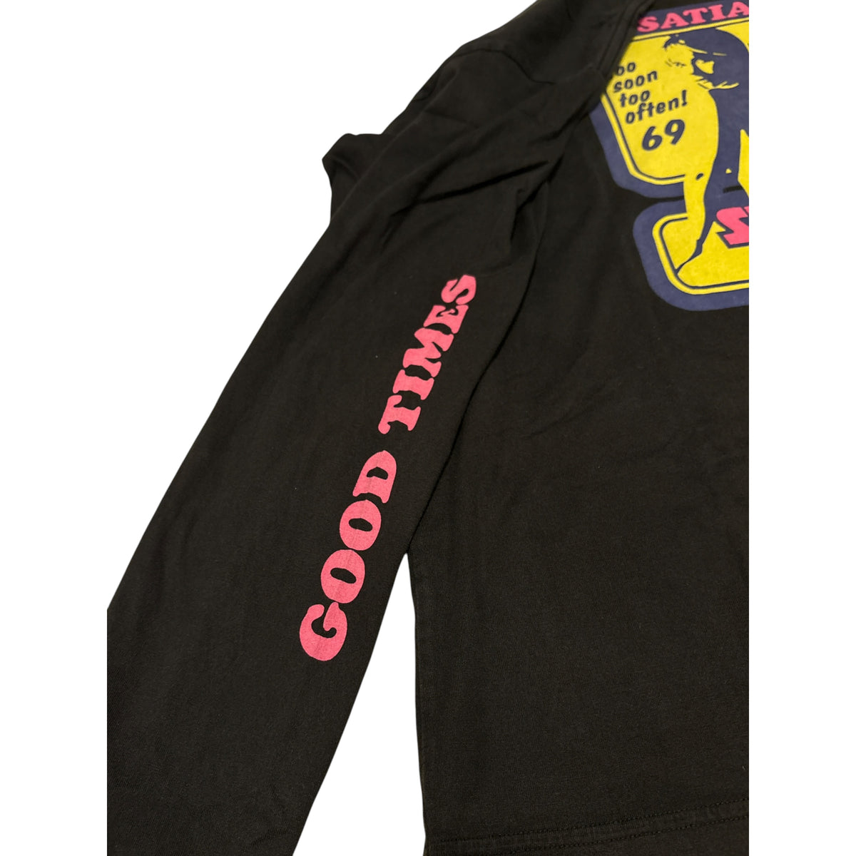 Hysteric Glamour girl graphic black longsleeve T-shirt