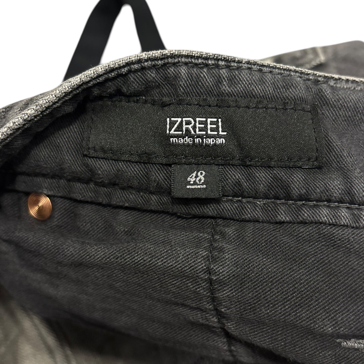 Kazuhiro Takakura grey bondage harness distressed denim jeans