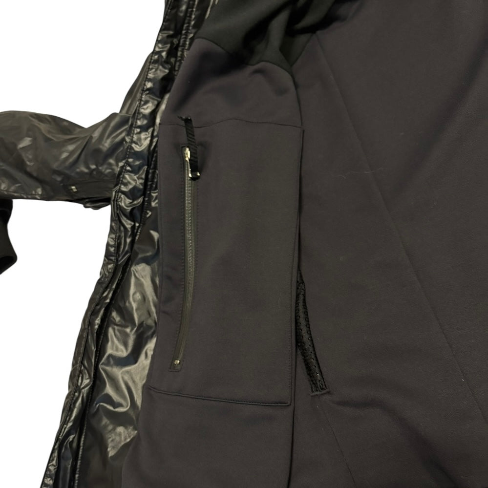 Dolce & Gabbana archived striped ski jacket w retractable bono hood