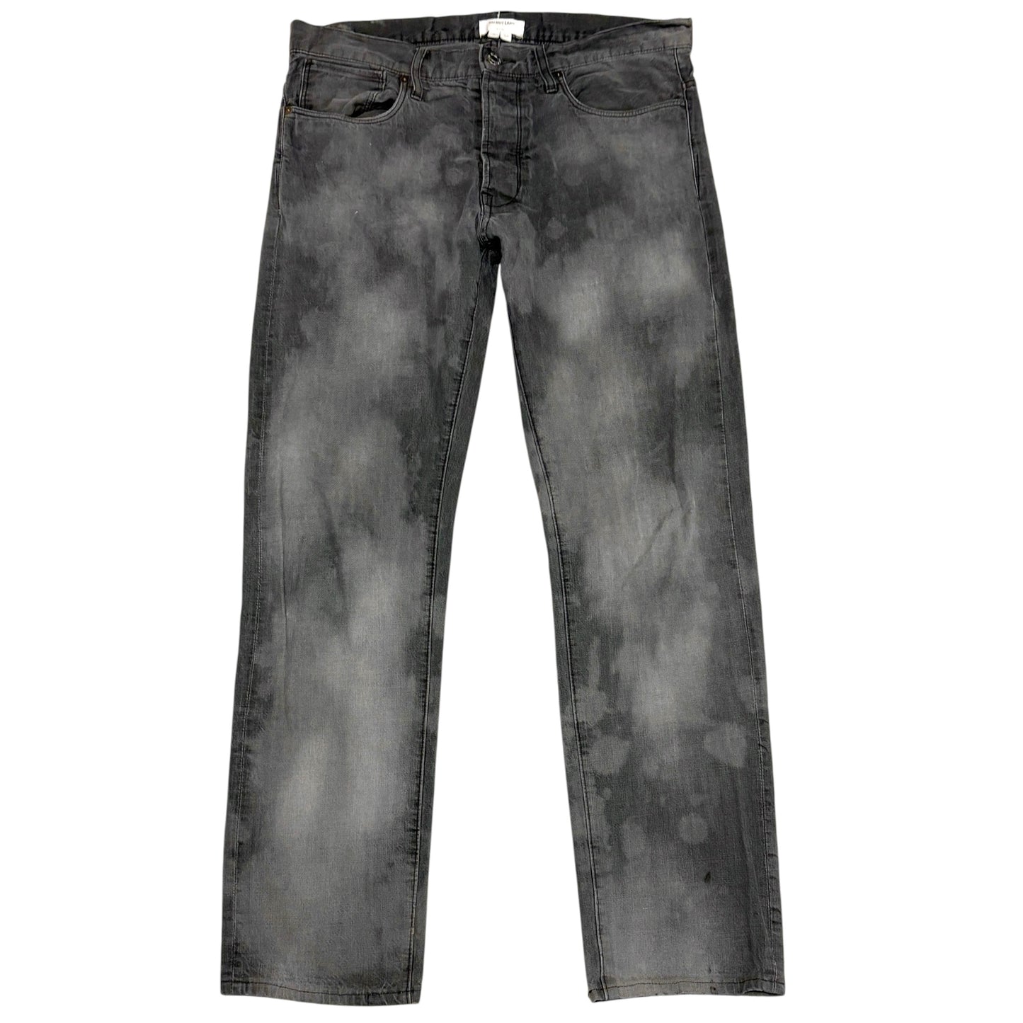 Helmut Lang ‘dark bleach’ 90s acid wash denim, made in USA