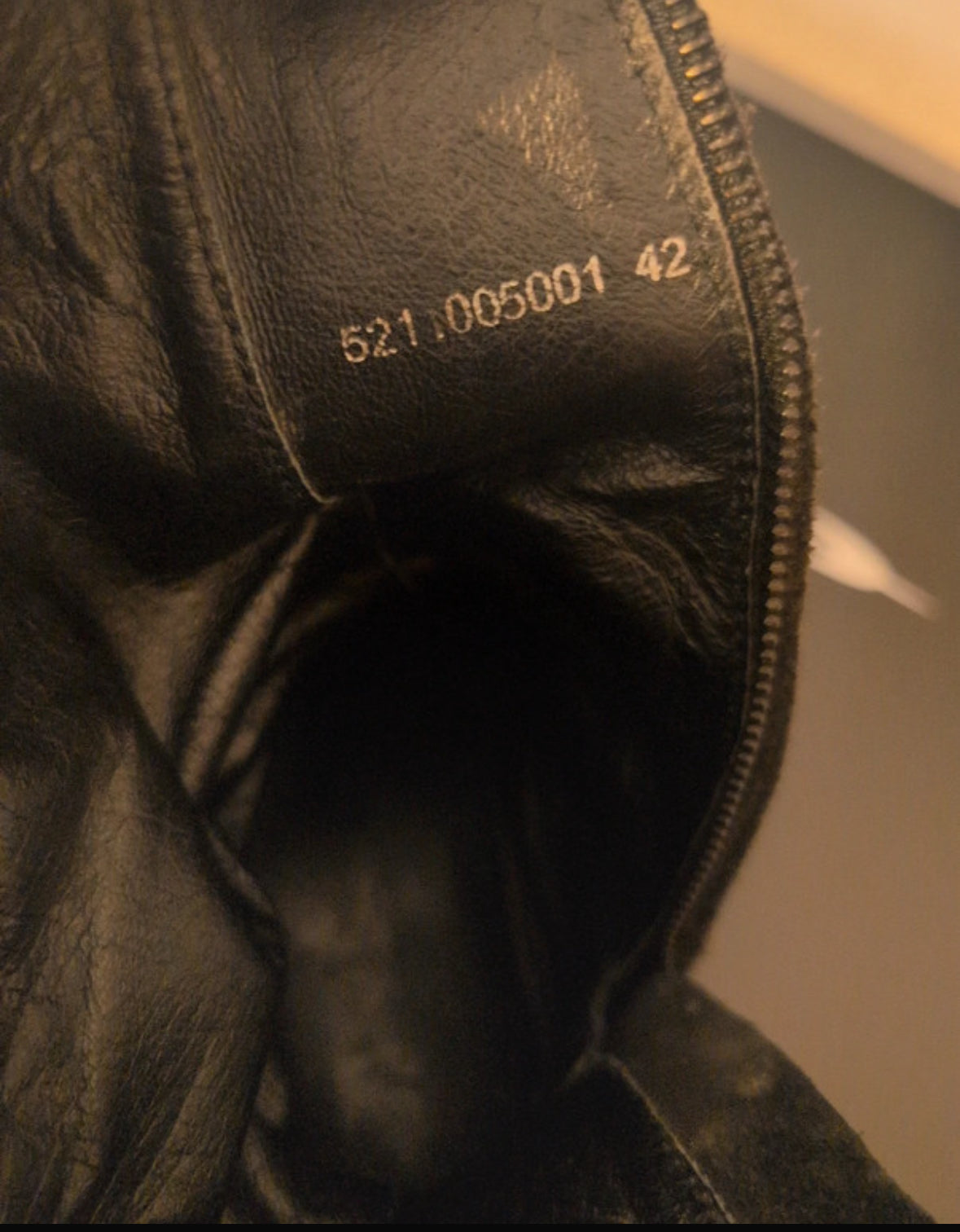 Alfredo Bannister black engineer leather boots with side zipper