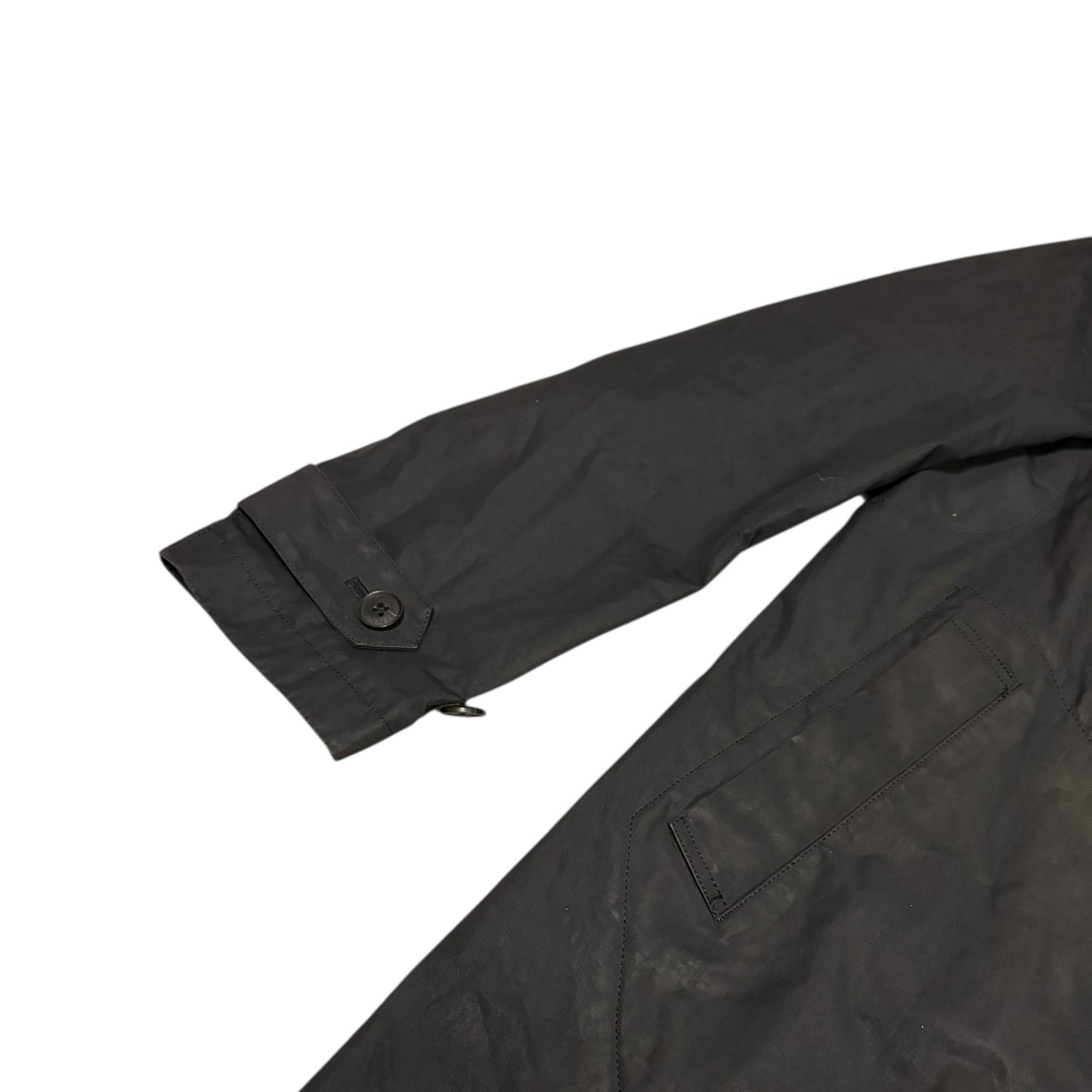 Burberry Black Label (JP exclusive line) black denim trench coat