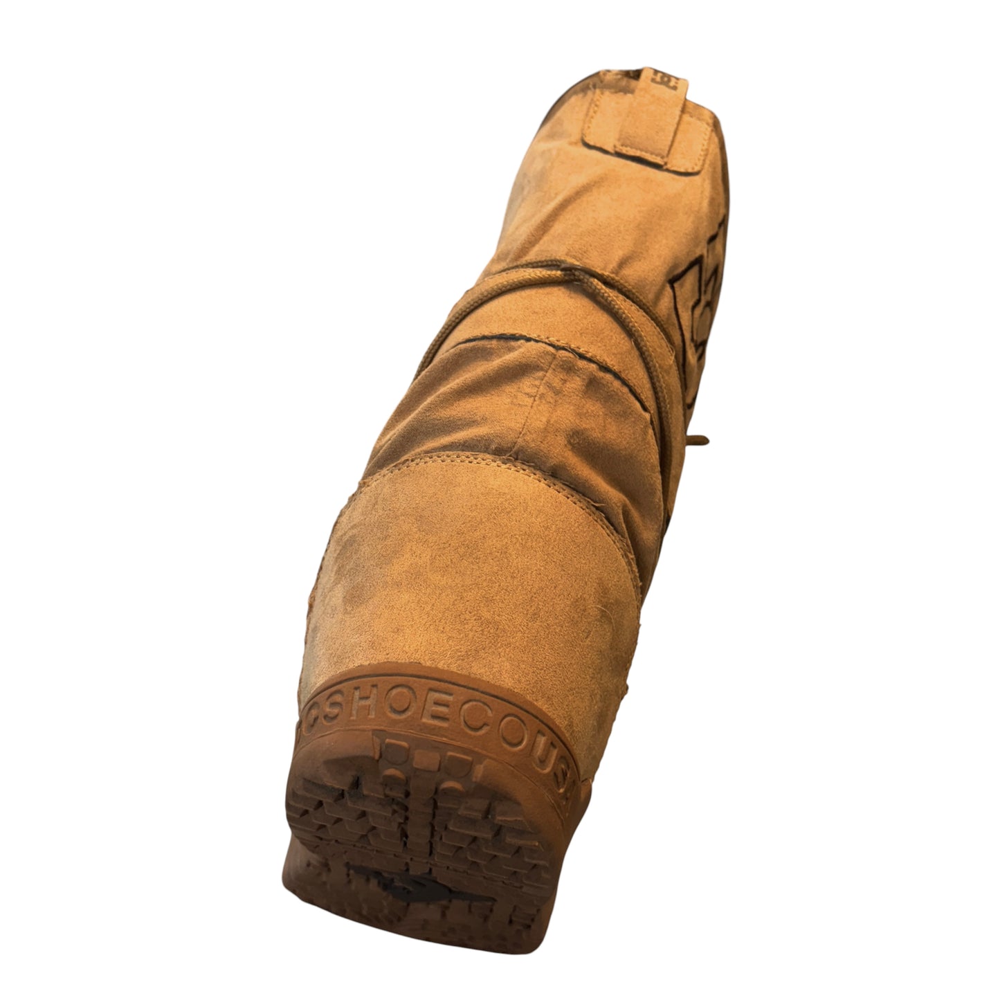 DC light brown suede fur lined chalet boots
