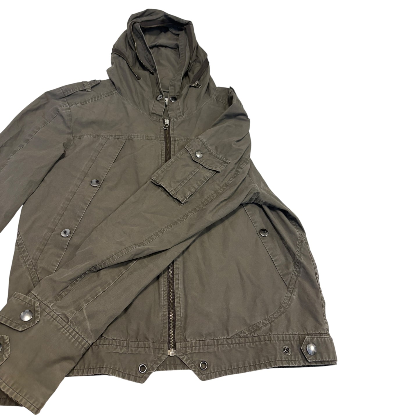 PPFM 3 in 1 khaki millitary jacket mod coat