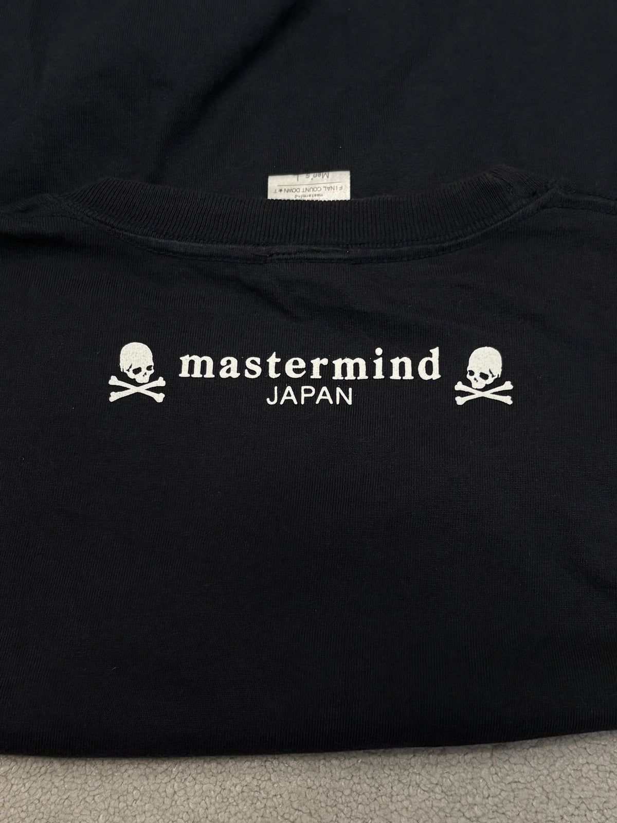 Mastermind ‘Love and Peace’ black logo T-shirt