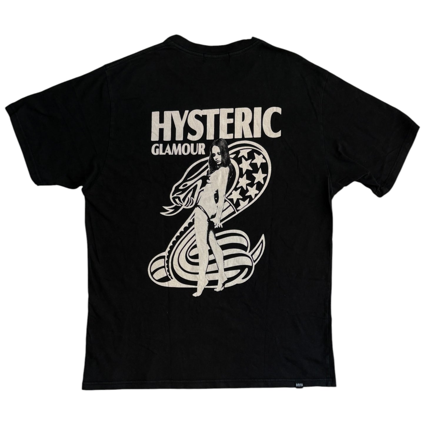 Hysteric Glamour snake stars and striped graphic T-shirt