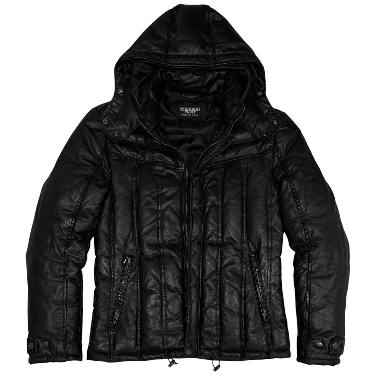 Tornado Mart sheep leather down puffer jacket