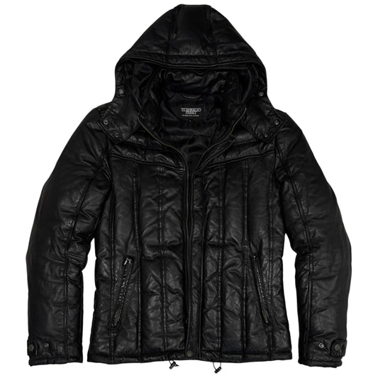Tornado Mart sheep leather down puffer jacket