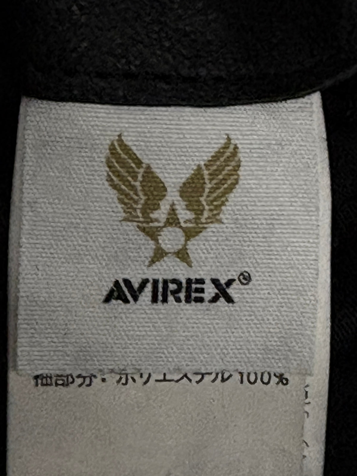 Avirex Japanese exclusive multipocket detailed lambskin leather jacket