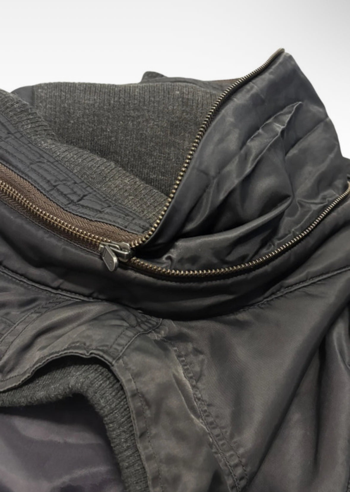 PPFM bono zip hood down filled gilet jacket