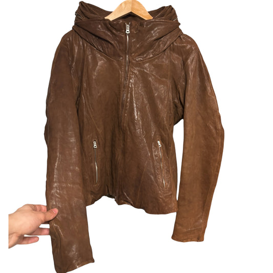 Goa goat leather apocalypse bono jacket