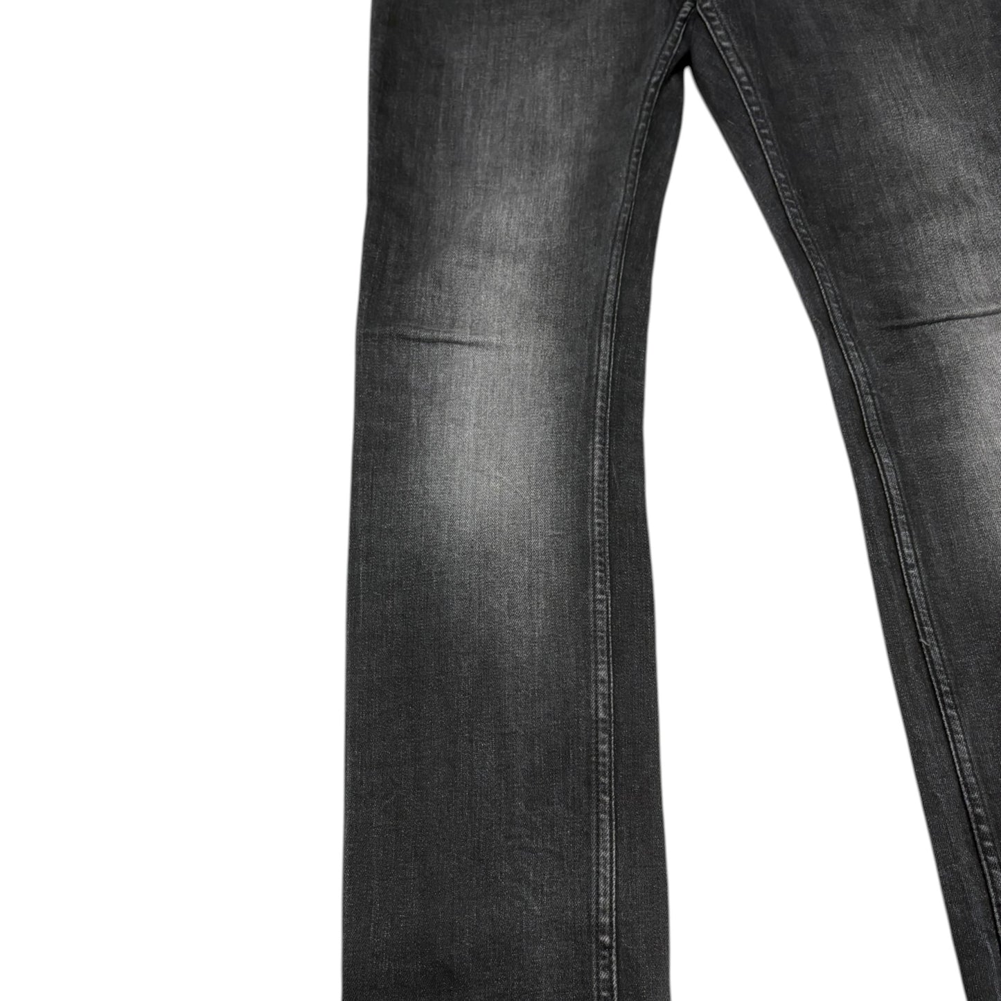 Allsaints Cigarette straight cut grey fade wash jeans