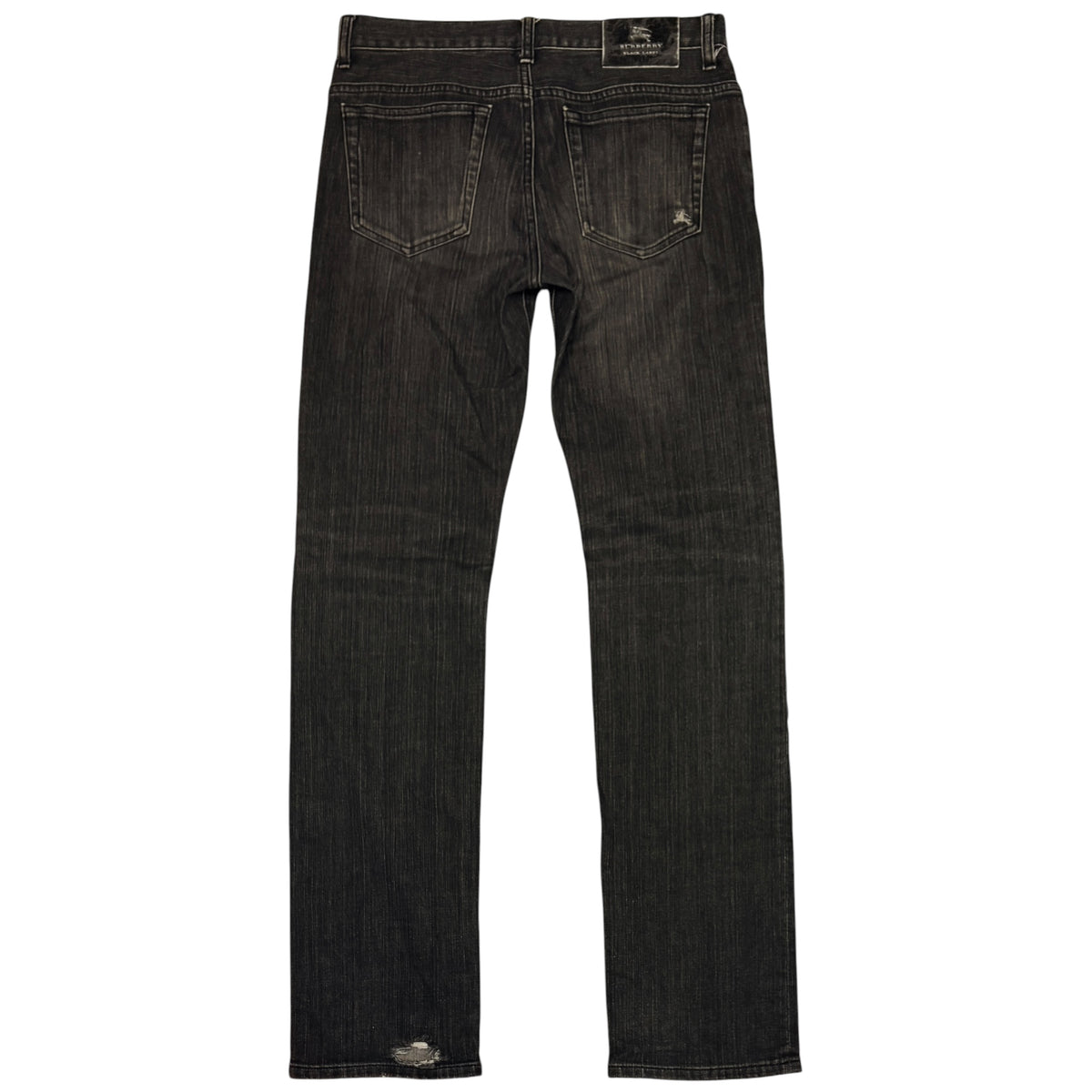 Burberry Black Label grey whiskered denim jeans