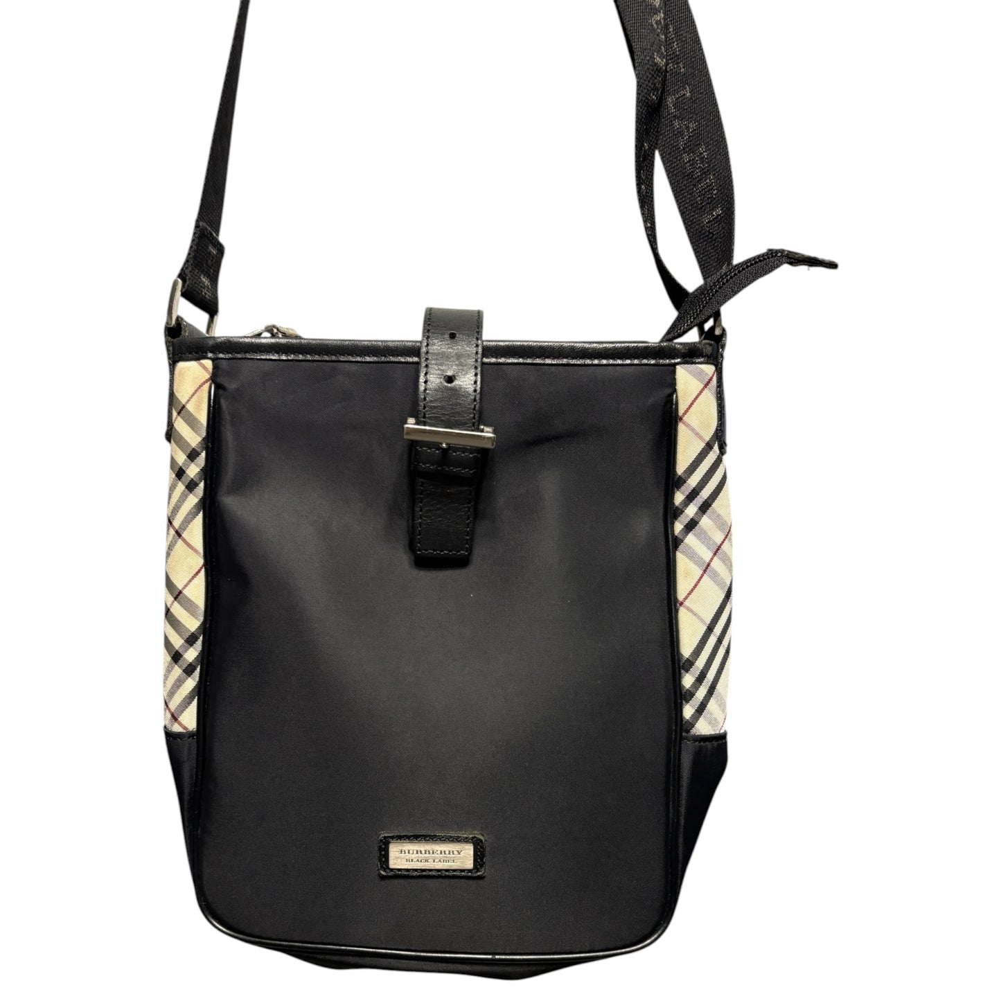 Burberry Black Label nova check crossbody bag