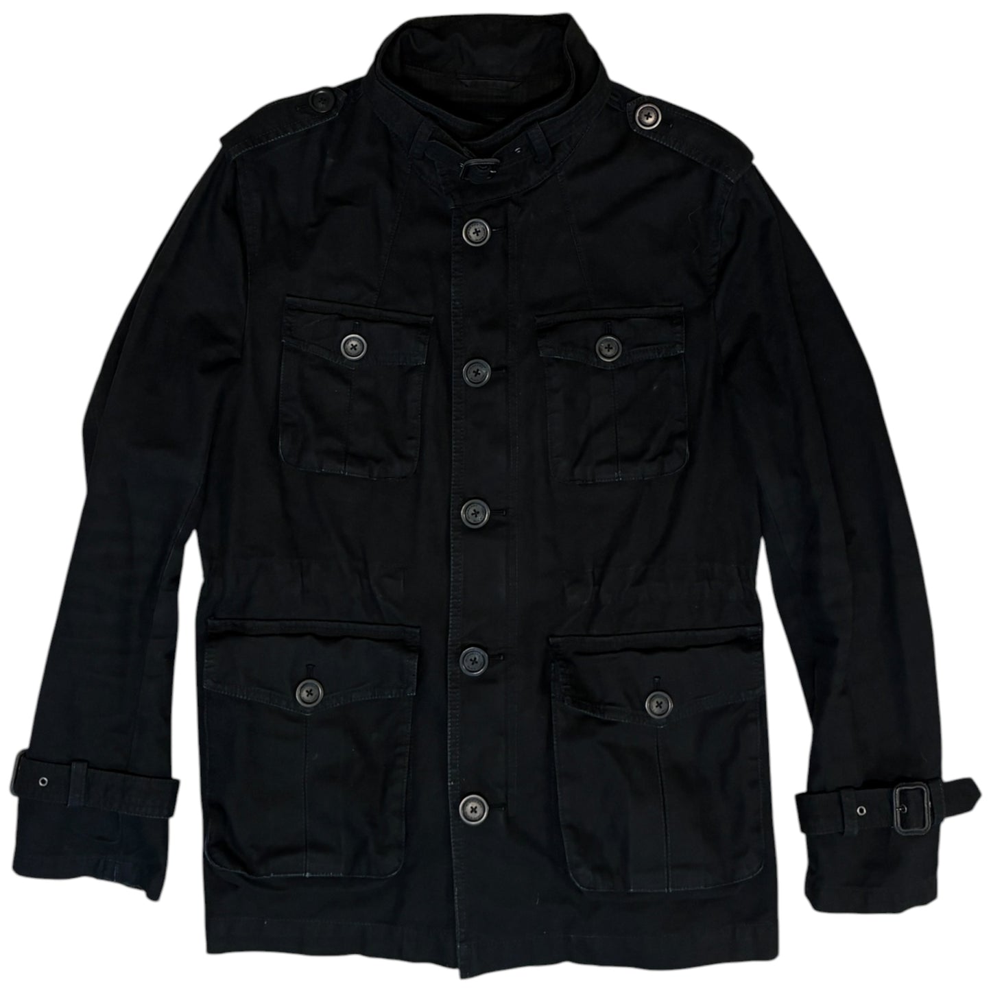 Burberry Black Label multipocket military coat