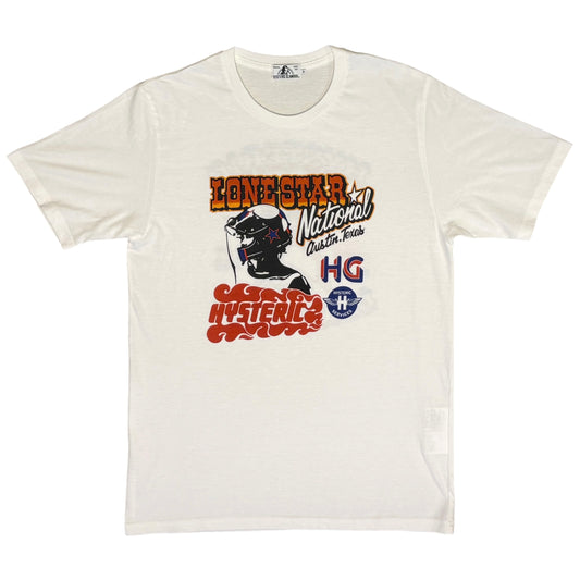 Hysteric Glamour ‘Lonestar’ white graphic  T-shirt