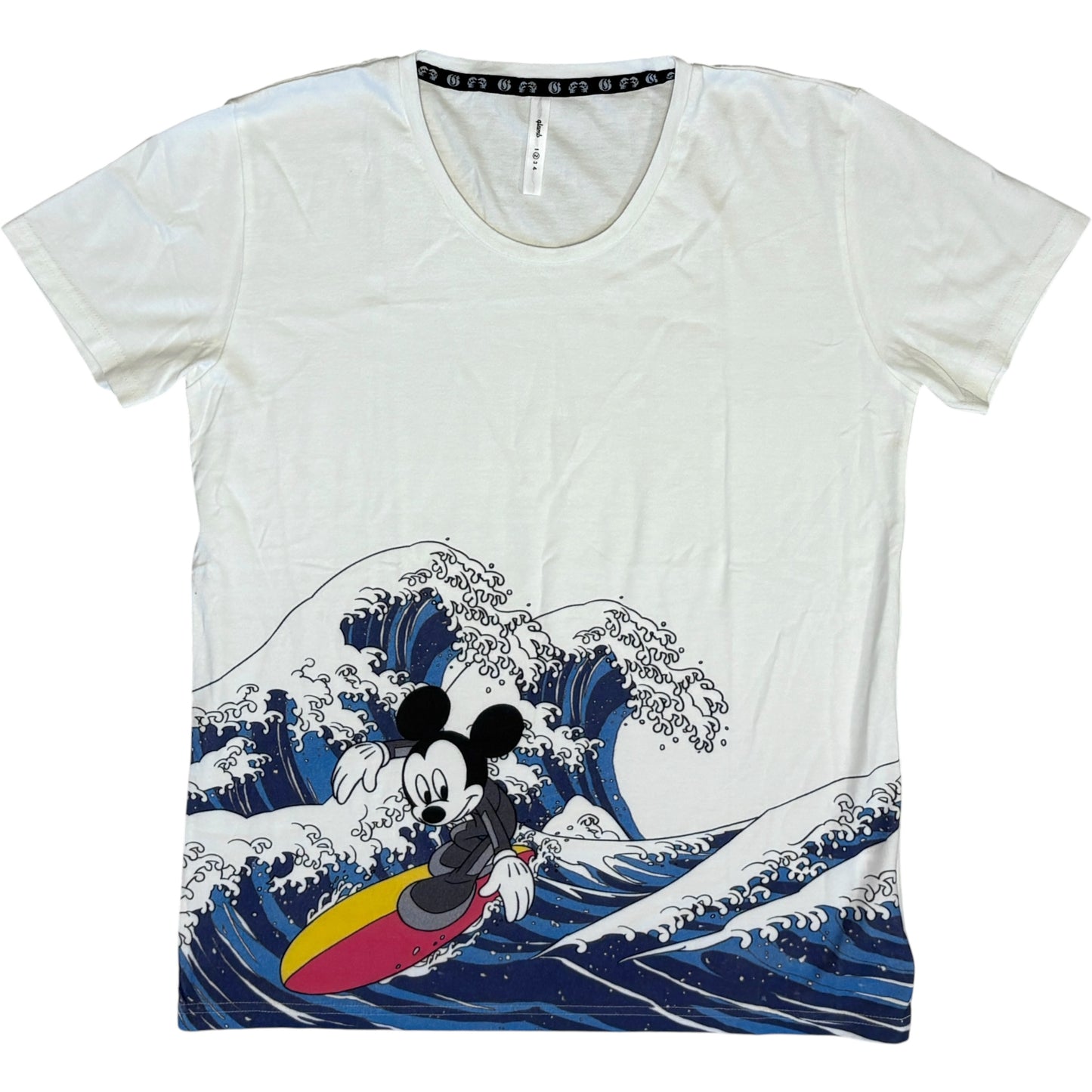 Glamb x Disney Mickey Hokusai ‘Wave’ Surf T-shirt