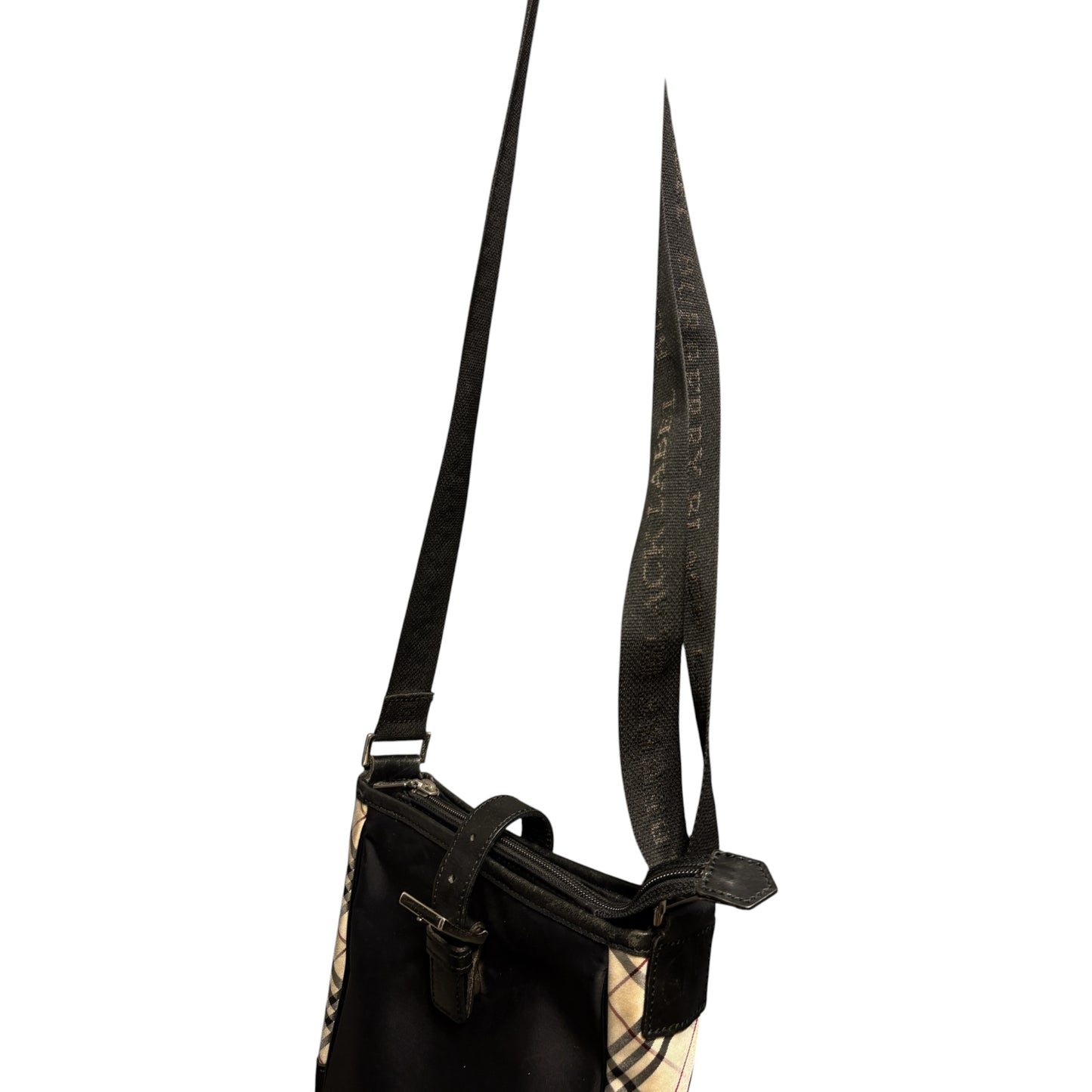 Burberry Black Label nova check crossbody bag