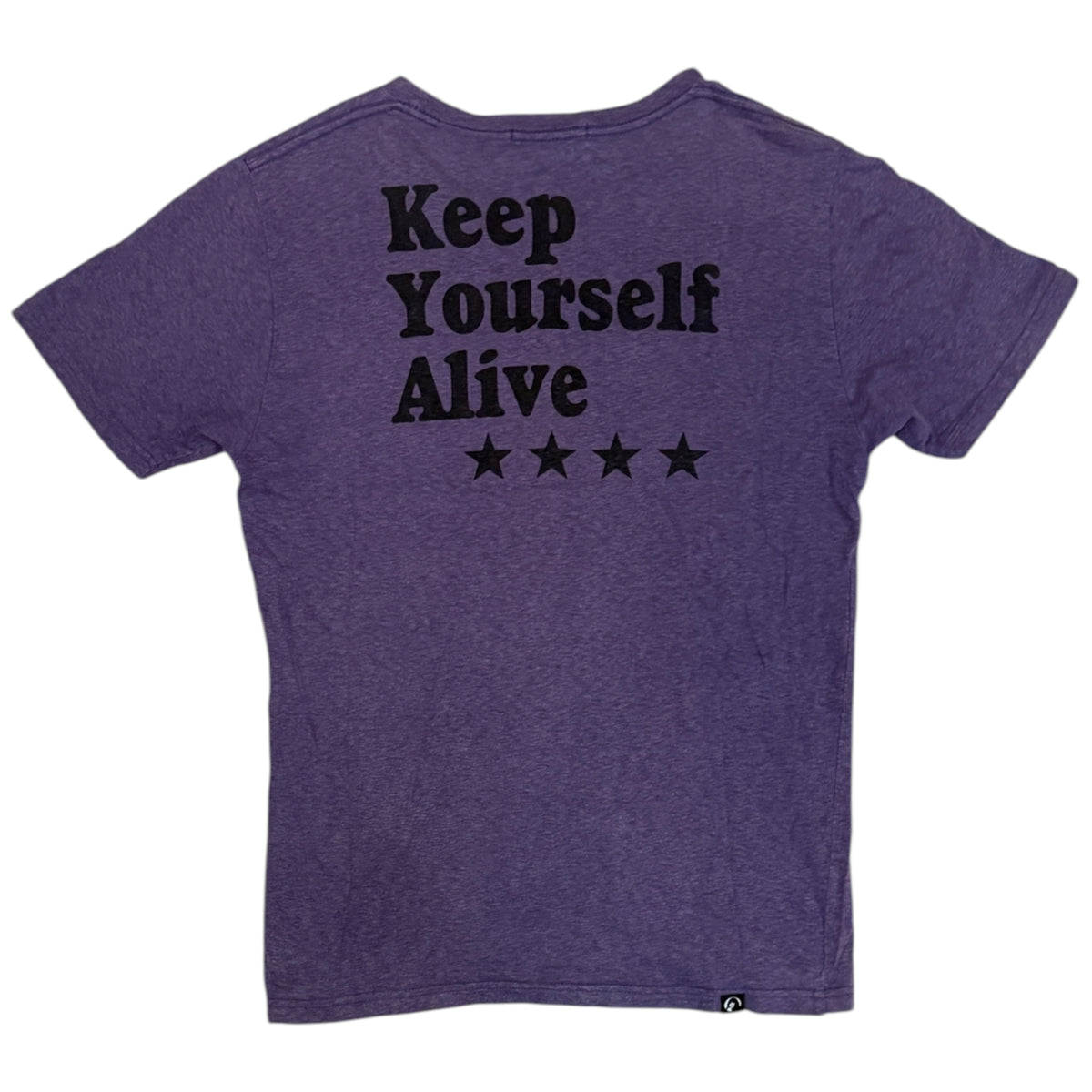 Hysteric Glamour purple futuristic girl graphic T-shirt