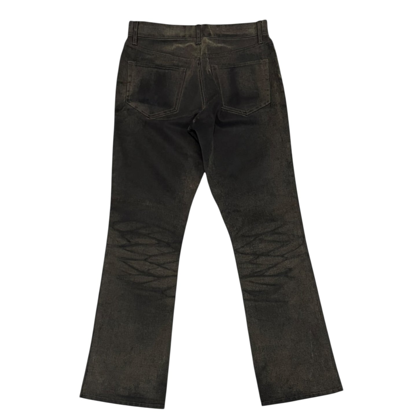 5351 Pour Les Hommes grey claw mark streaked grey denim bootcut jeans