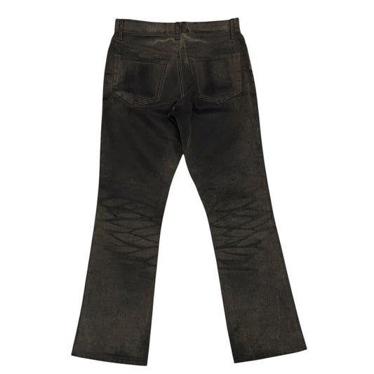 5351 Pour Les Hommes grey claw mark streaked grey denim bootcut jeans