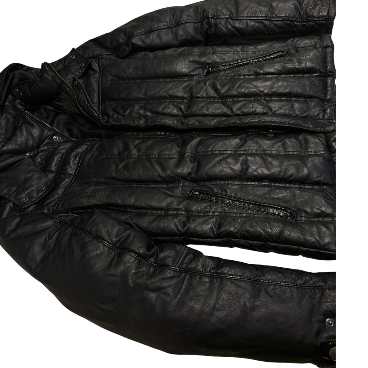 Tornado Mart sheep leather down puffer jacket
