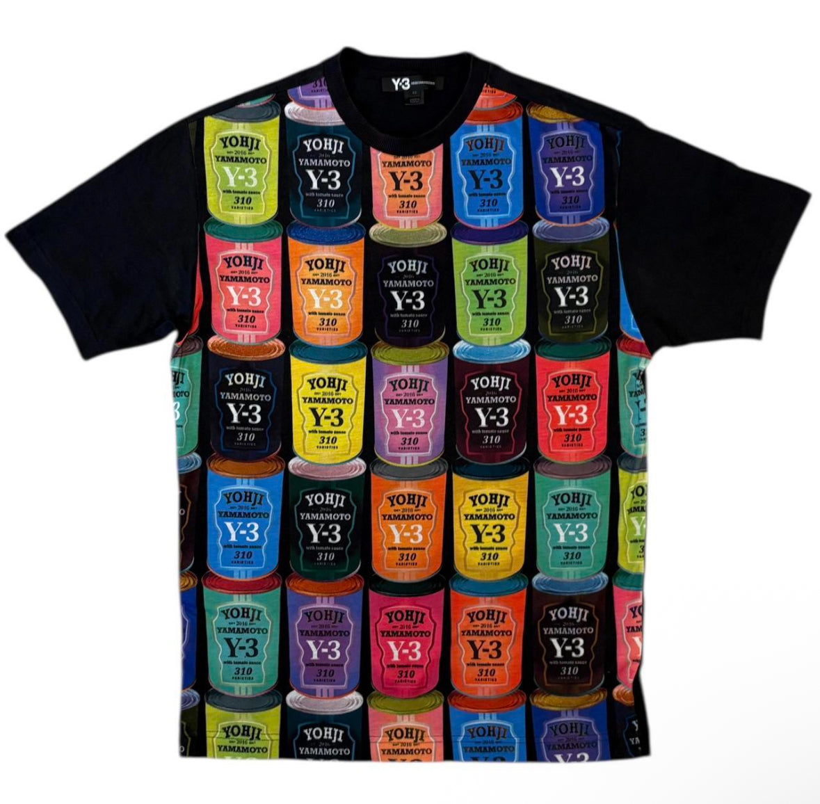 Yohji Yamamoto x adidas black tomato soup T-shirt