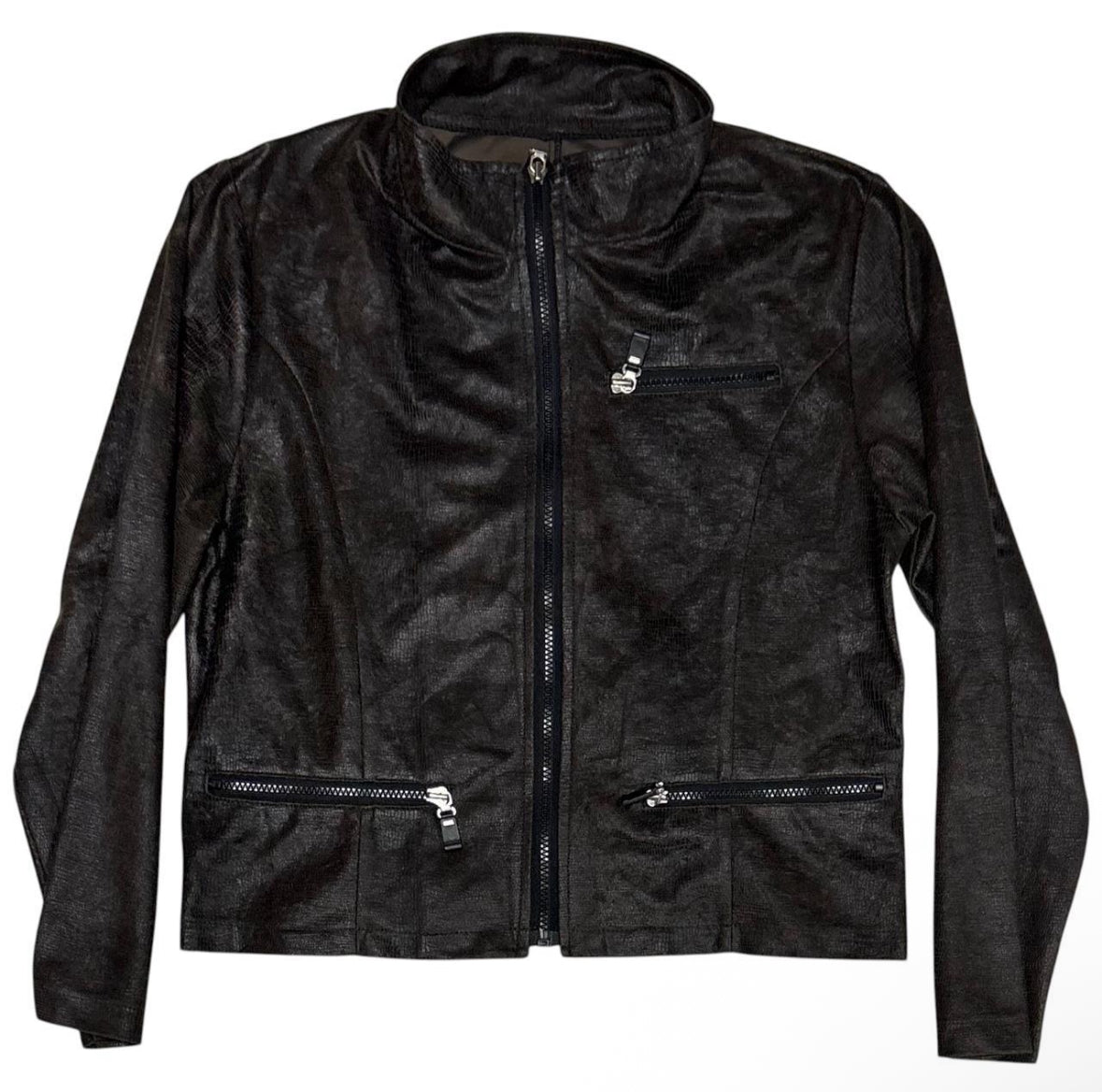 Japanese brand snake print zip jacket