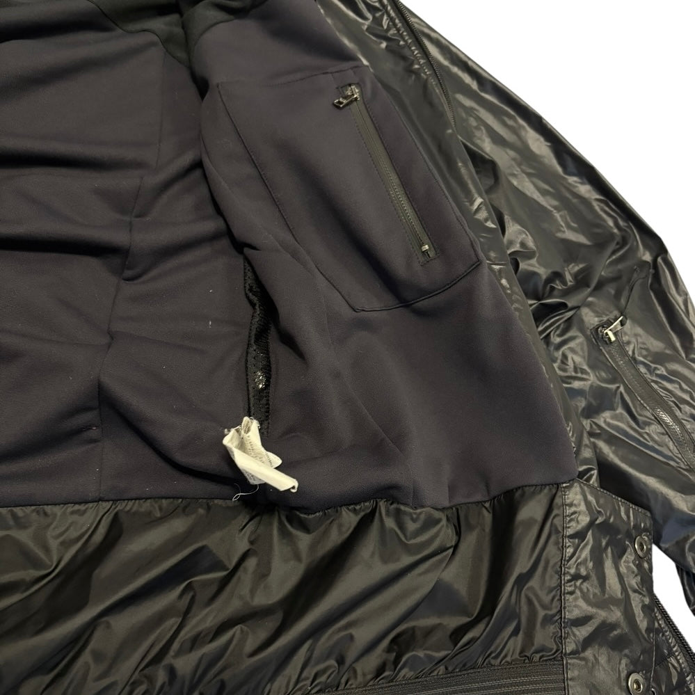 Dolce & Gabbana archived striped ski jacket w retractable bono hood