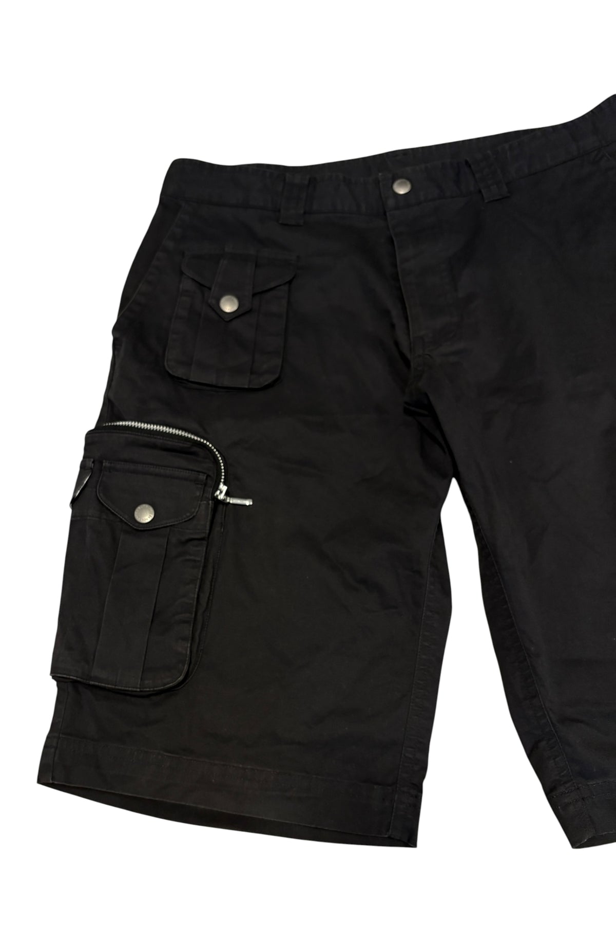 Burberry Black Label cargo utility cotton shorts