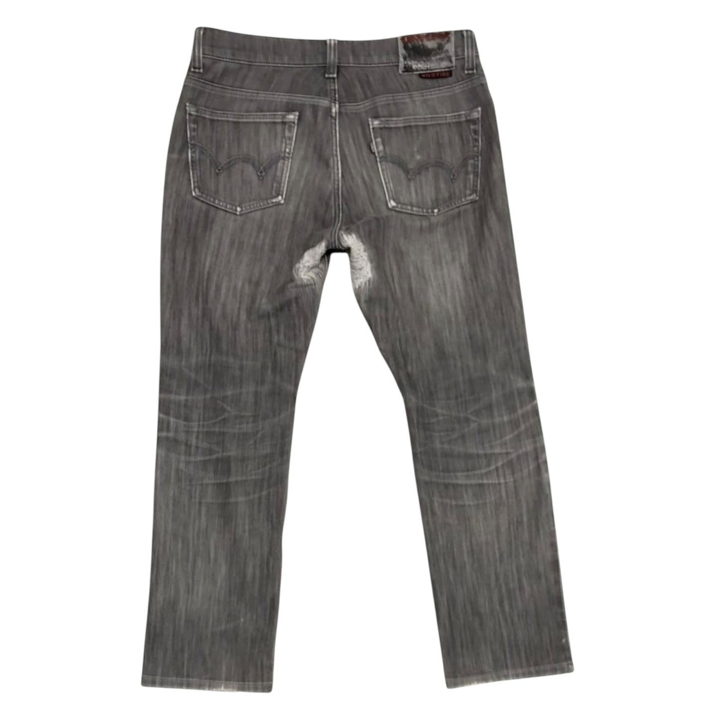 Japanese brand Edwin grey marble wash denim jeans