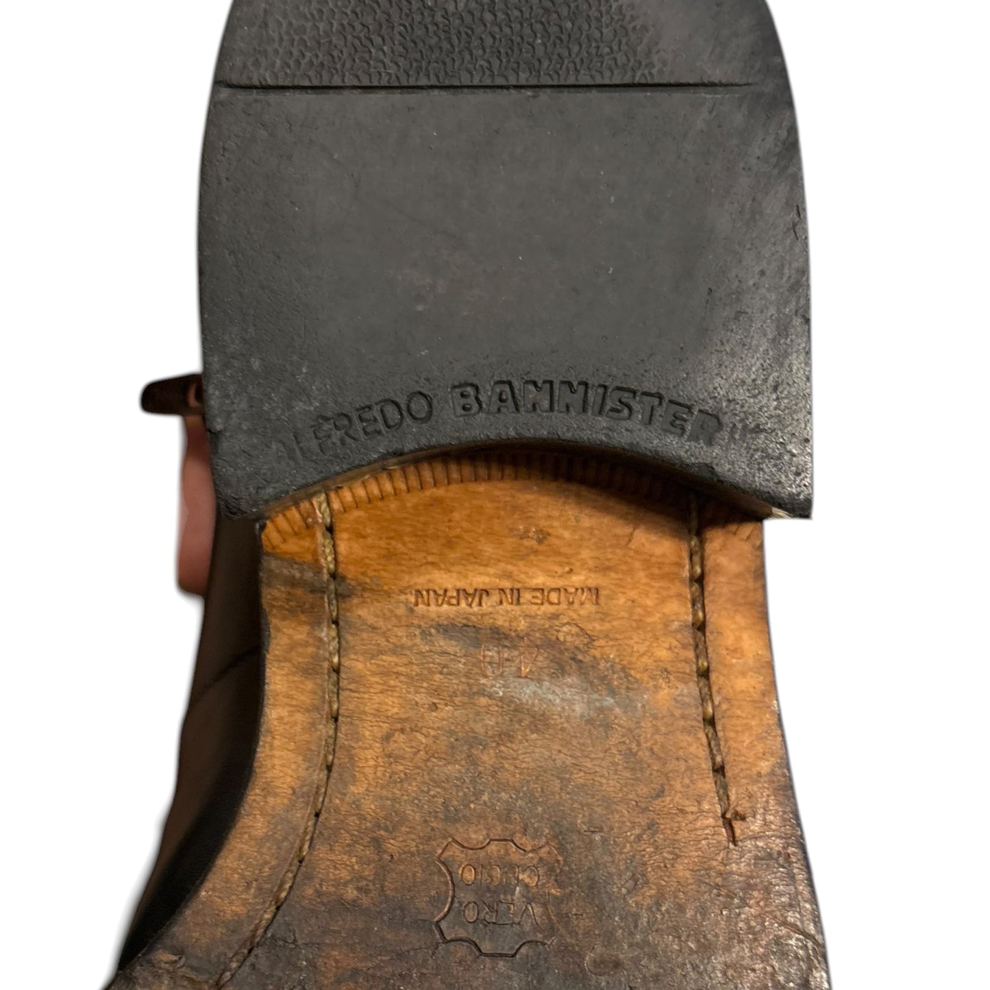 Alfredo Bannister layered crinkle effect leather side zip boots