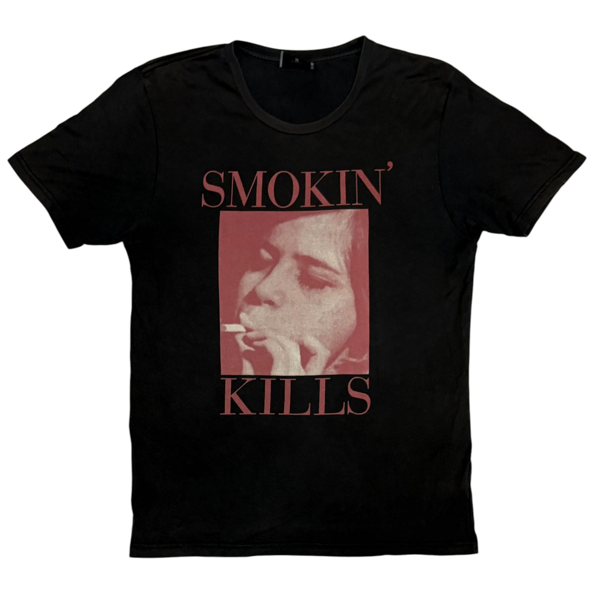 Hysteric Glamour ‘Smoking Kills’ black graphic T-shirt
