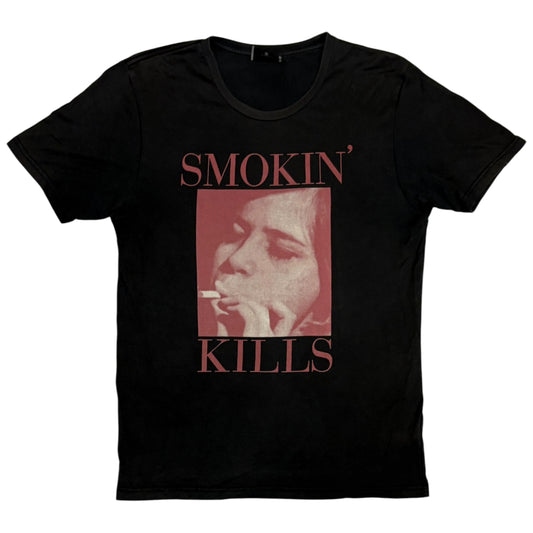 Hysteric Glamour ‘Smoking Kills’ black graphic T-shirt