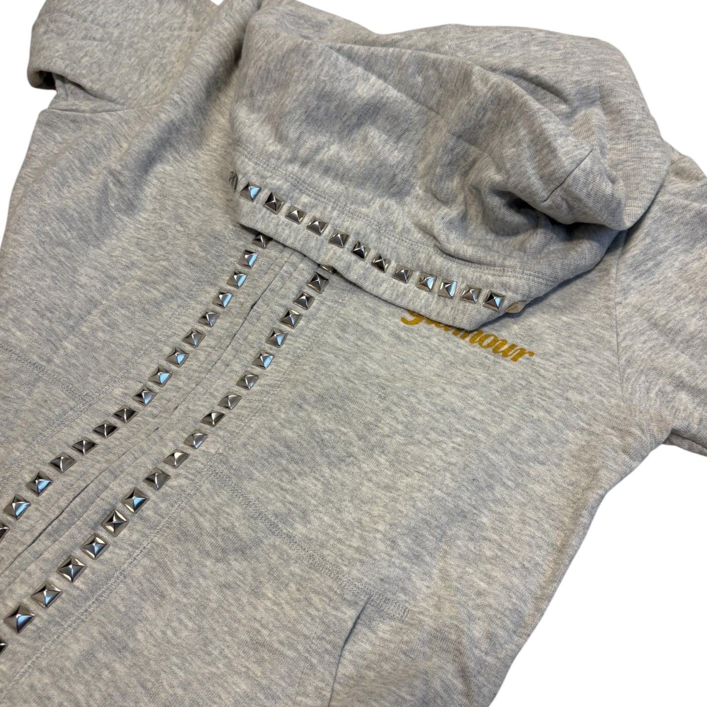 Hysteric Glamour studded grey zip hoodie