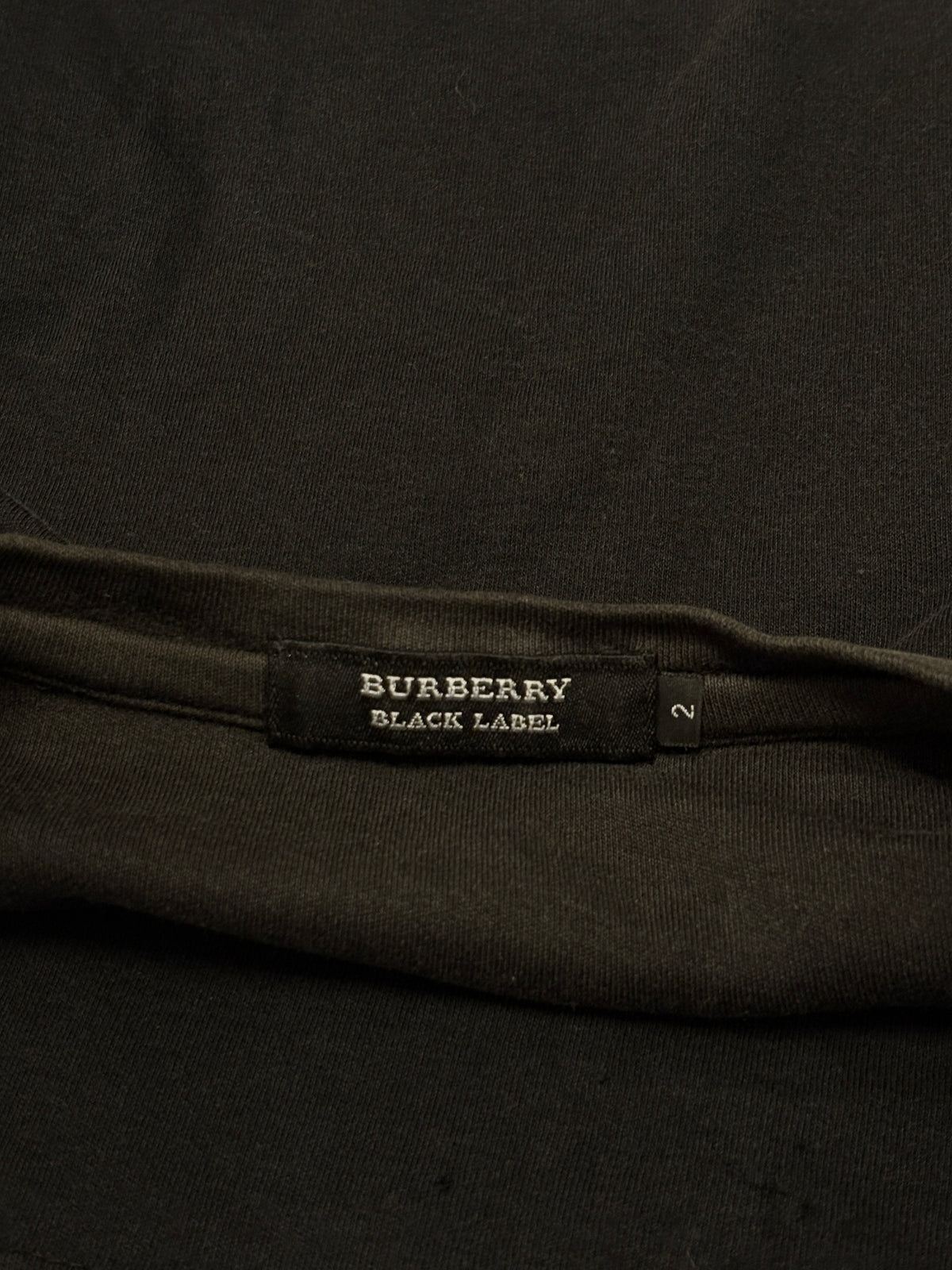 Burberry Black Label nova check shoulder longsleeve T-shirt